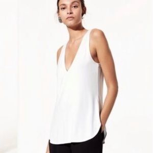 Aritzia Babaton Zayn Tank in White​